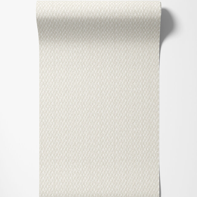 Dutch Wallcoverings Dutch Wallcoverings - Luxury Colors knotted twist white - Vliesbehang - 10m x 53cm - LC522501