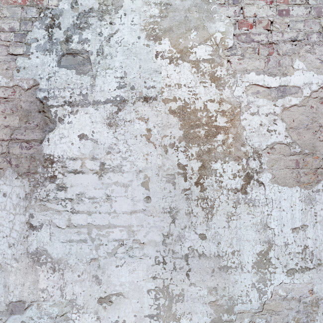 Dutch Wallcoverings Dutch Wallcoverings - Mural Stressed Brick 159x280cm - Vliesbehang - 280cm x 159cm - A42301