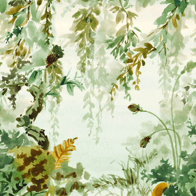 Dutch Wallcoverings Dutch Wallcoverings - Mural Naive Jungle 159x280cm - Vliesbehang - 280cm x 159cm - A52201