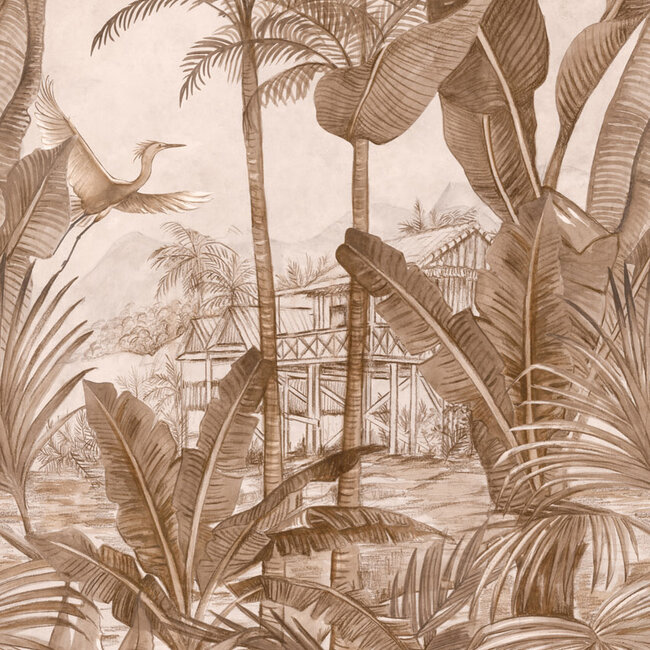 Dutch Wallcoverings Dutch Wallcoverings - Mural Safari 159x280cm - Vliesbehang - 280cm x 159cm - A53501