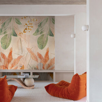 Dutch Wallcoverings Dutch Wallcoverings - Mural Naive Flowers 159x280cm - A60701