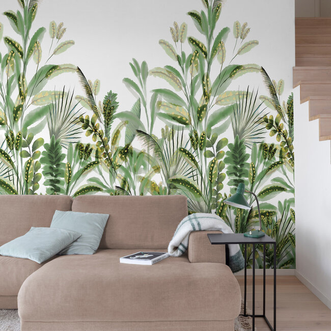 Dutch Wallcoverings Dutch Wallcoverings - Mural Vegetal Sobre 159x280cm - Vliesbehang - 280cm x 159cm - A59502