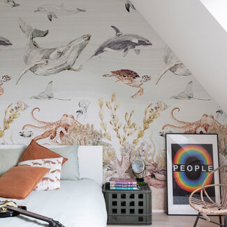 Dutch Wallcoverings Dutch Wallcoverings - Mural Sea Life 159x280cm - A71601
