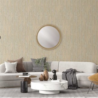 Dutch Wallcoverings Dutch Wallcoverings - Santa Fé Retro string Motif Gold - SA524015