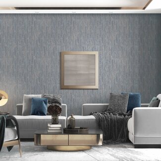 Dutch Wallcoverings Dutch Wallcoverings - Santa Fé Retro string Motif Navy Blue - SA524016 Dutch Wallcoverings Dutch Wallcoverings - Santa Fé Retro string Motif Navy Blue - SA524016