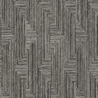 Dutch Wallcoverings Dutch Wallcoverings - Santa Fé Retro string Motif Black - SA524017