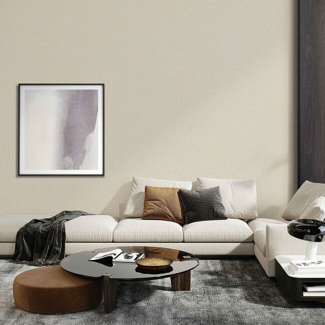 Dutch Wallcoverings Dutch Wallcoverings - Santa Fé Natures Weave Beige - Vliesbehang - 10m x 53cm - SA524054