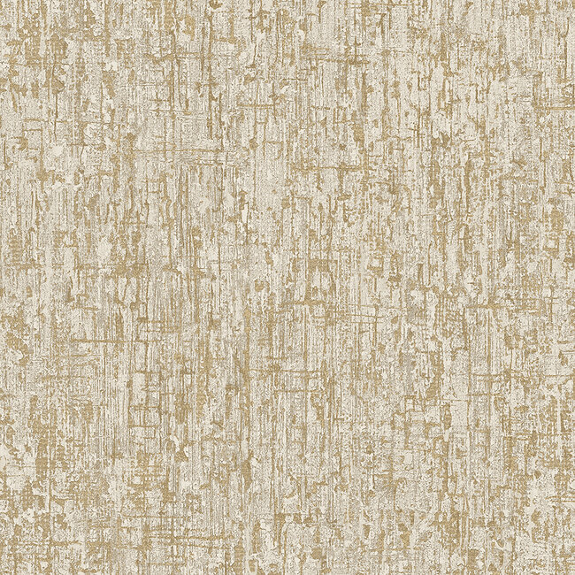 Dutch Wallcoverings Dutch Wallcoverings - Santa Fé Concrete Antique Gold - Vliesbehang - 10m x 53cm - SA524075