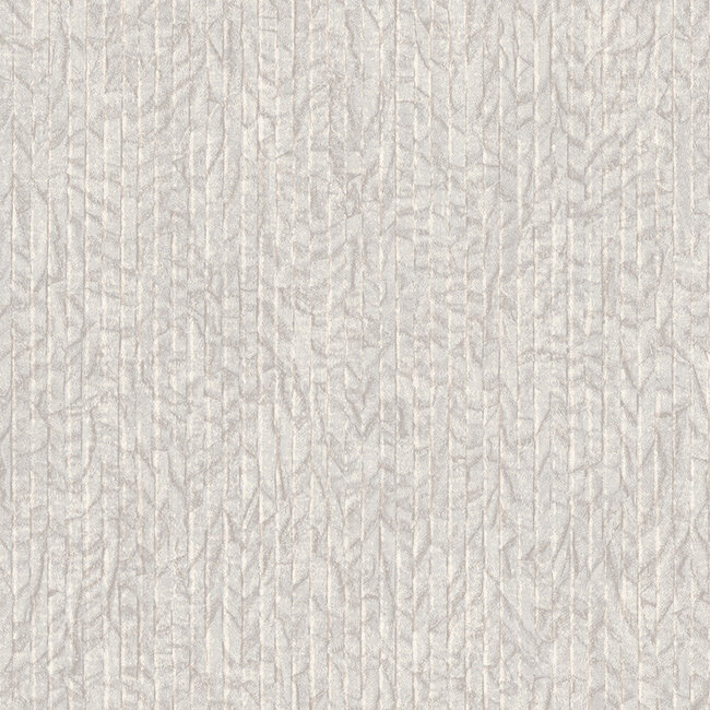 Dutch Wallcoverings Dutch Wallcoverings - Tahiti - Kapia gebroken wit - Vliesbehang - 10m x 53cm - 13310