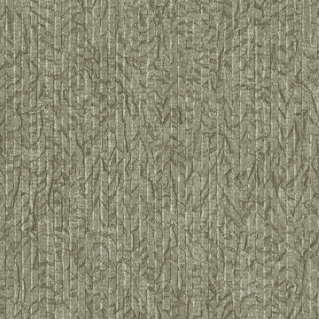 Dutch Wallcoverings Dutch Wallcoverings - Tahiti - Kapia groen/beige - Vliesbehang - 10m x 53cm - 13314