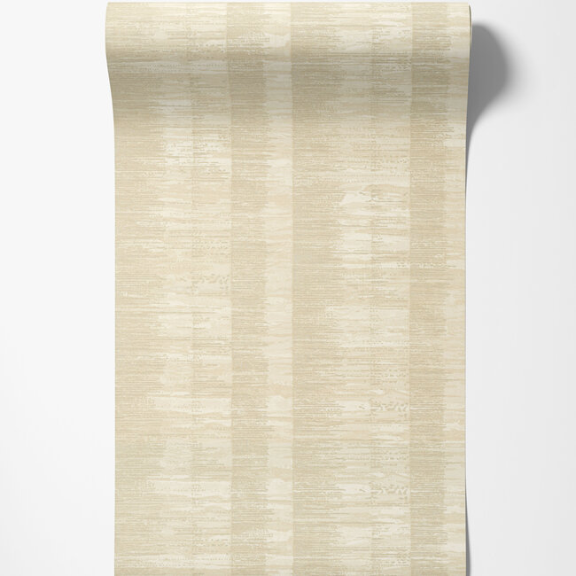 Dutch Wallcoverings Dutch Wallcoverings - Tahiti - Serenity beige - Vliesbehang - 10m x 53cm - 13326