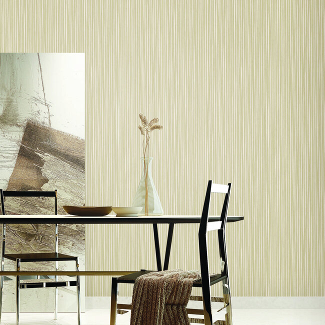 Dutch Wallcoverings Dutch Wallcoverings - Tahiti - Halcyon beige - Vliesbehang - 10m x 53cm - 13338
