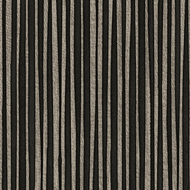 Dutch Wallcoverings Dutch Wallcoverings - Tahiti - Halcyon zwart - Vliesbehang - 10m x 53cm - 13342