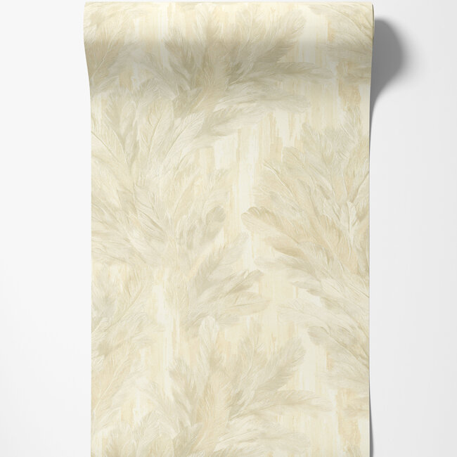 Dutch Wallcoverings Dutch Wallcoverings - Tahiti - Infinity beige - Vliesbehang - 10m x 53cm - 13346