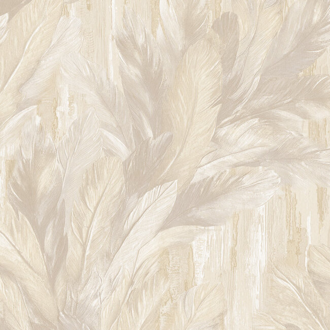Dutch Wallcoverings Dutch Wallcoverings - Tahiti - Infinity beige - Vliesbehang - 10m x 53cm - 13346