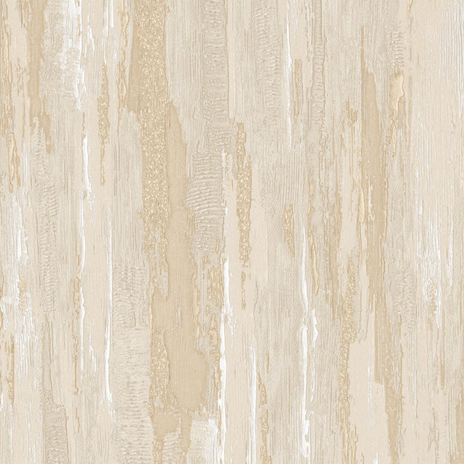 Dutch Wallcoverings Dutch Wallcoverings - Tahiti - Idylic beige - Vliesbehang - 10m x 53cm - 13352