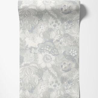 Dutch Wallcoverings Dutch Wallcoverings - Tahiti - Coccinella gebroken wit - 13358