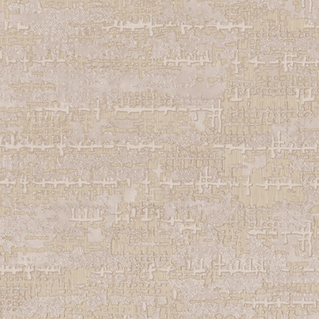 Dutch Wallcoverings Dutch Wallcoverings - Tahiti - Nebulous beige - Vliesbehang - 10m x 53cm - 13365