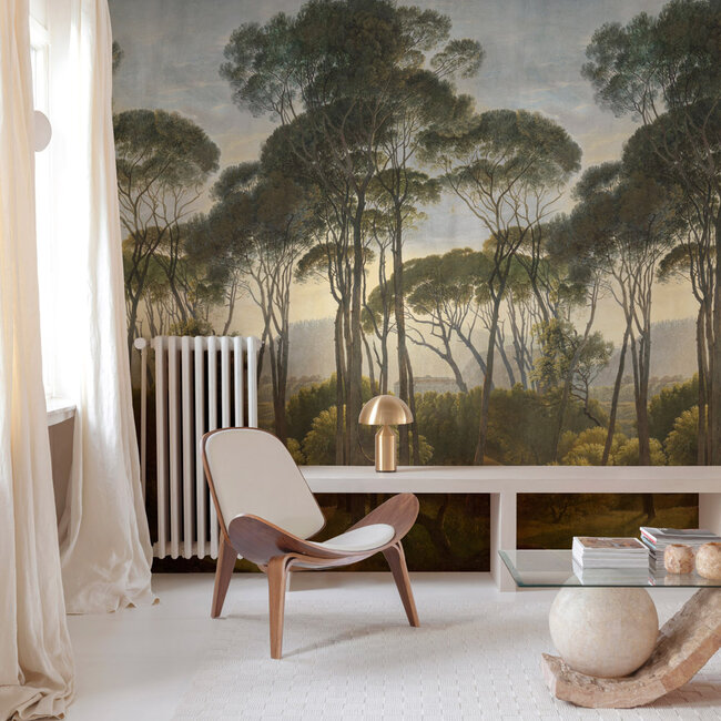Dutch Wallcoverings Dutch Wallcoverings - Mural Historical Landscape 159x280cm - Vliesbehang - 280cm x 159cm - A46301