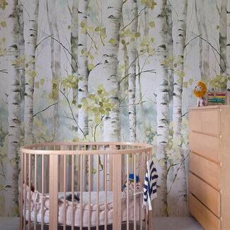 Dutch Wallcoverings Dutch Wallcoverings - Mural Betula 159x280cm - A77301