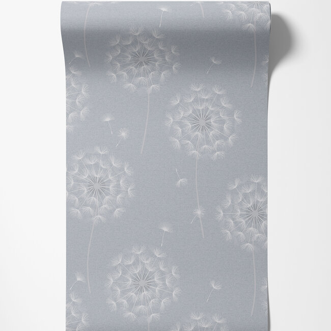 Dutch Wallcoverings Dutch Wallcoverings - FC Eleganza- Allora Blue - Vinyl op papier - 10m x 53cm - 36003