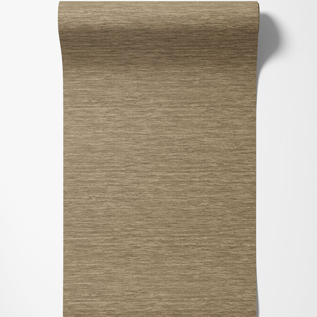 Dutch Wallcoverings Dutch Wallcoverings - FC Eleganza- Ondulato Taupe  - Vinyl op papier - 10m x 53cm - 36392