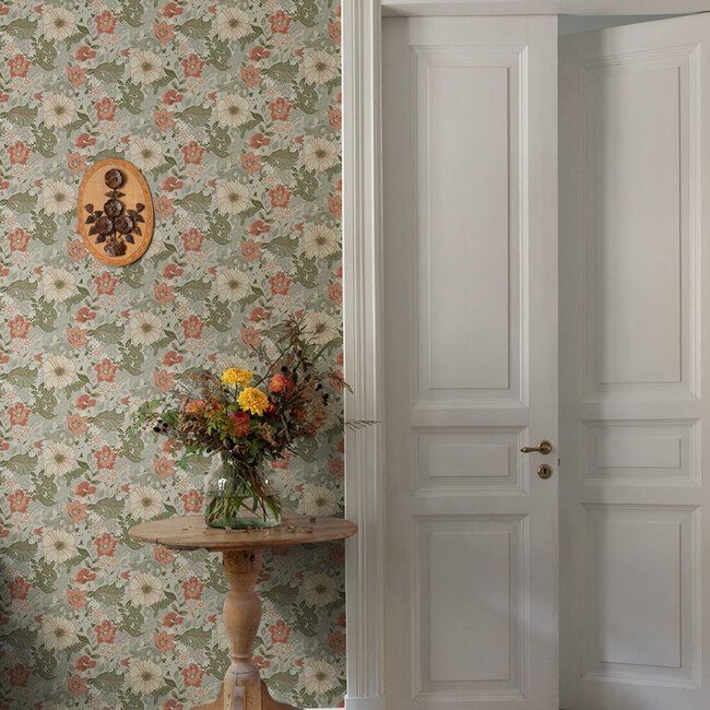 Dutch Wallcoverings Dutch Wallcoverings - FC Angas- Victor Grey - Vliesbehang - 10m x 53cm - 13110