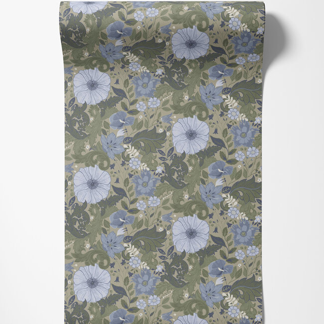 Dutch Wallcoverings Dutch Wallcoverings - FC Angas- Victor  Beige - Vliesbehang - 10m x 53cm - 13134