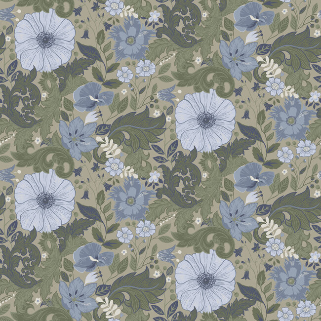 Dutch Wallcoverings Dutch Wallcoverings - FC Angas- Victor  Beige - Vliesbehang - 10m x 53cm - 13134