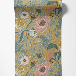 Dutch Wallcoverings Dutch Wallcoverings - FC Apelviken- Anemone Yellow - 33002