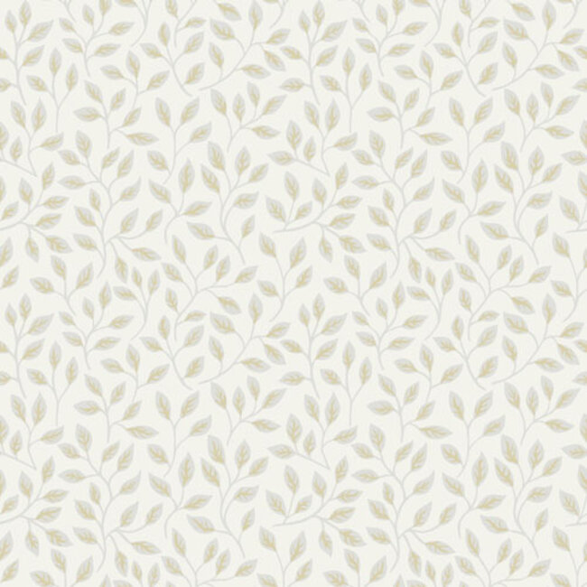 Dutch Wallcoverings Dutch Wallcoverings - FC Apelviken- Apelkvist White - Vliesbehang - 10m x 53cm - 33015
