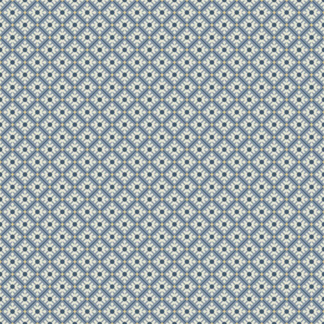 Dutch Wallcoverings Dutch Wallcoverings - FC Apelviken- Skärhamn Blue - Vliesbehang - 10m x 53cm - 33024