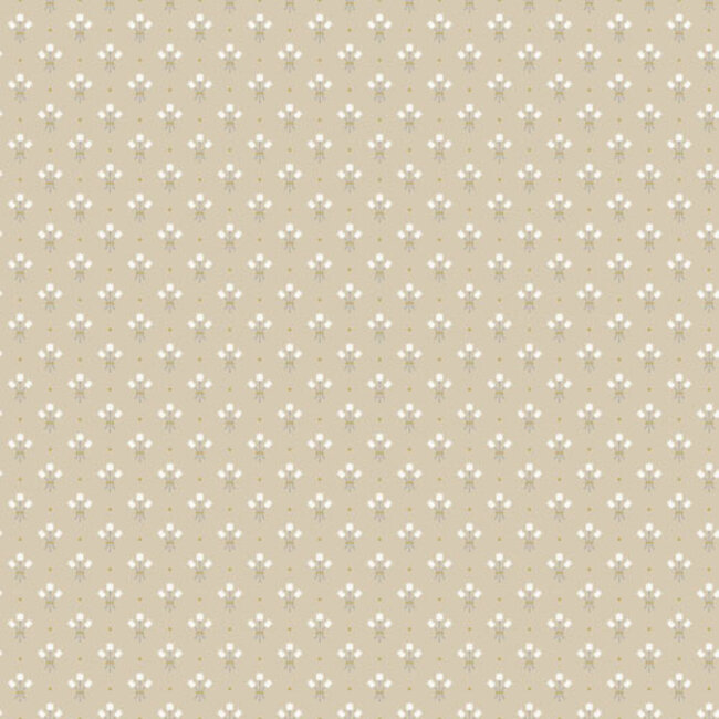 Dutch Wallcoverings Dutch Wallcoverings - FC Apelviken- Lilja Beige - Vliesbehang - 10m x 53cm - 33027