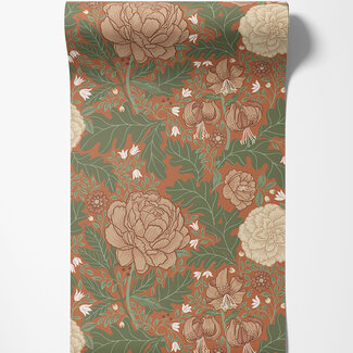 Dutch Wallcoverings Dutch Wallcoverings - FC Ekbacka- Camille Red - 14004