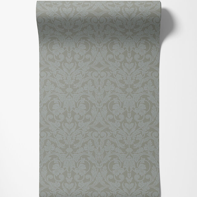 Dutch Wallcoverings Dutch Wallcoverings - FC Ekbacka- Rosali Grey - Vliesbehang - 10m x 53cm - 14006