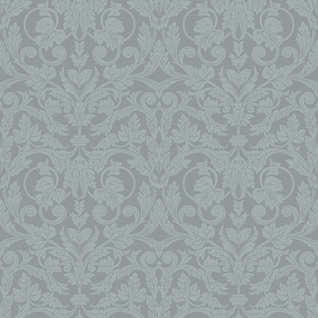 Dutch Wallcoverings Dutch Wallcoverings - FC Ekbacka- Rosali Grey - Vliesbehang - 10m x 53cm - 14007