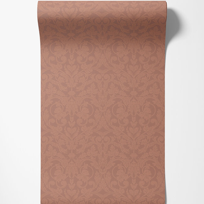 Dutch Wallcoverings Dutch Wallcoverings - FC Ekbacka- Rosali Red - Vliesbehang - 10m x 53cm - 14008