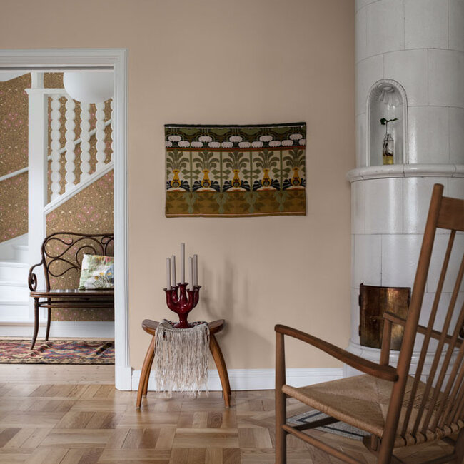 Dutch Wallcoverings Dutch Wallcoverings - FC Ekbacka- Rita Pink - Vliesbehang - 10m x 53cm - 14013