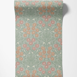 Dutch Wallcoverings Dutch Wallcoverings - FC Ekbacka- Bellis Light green - 14017