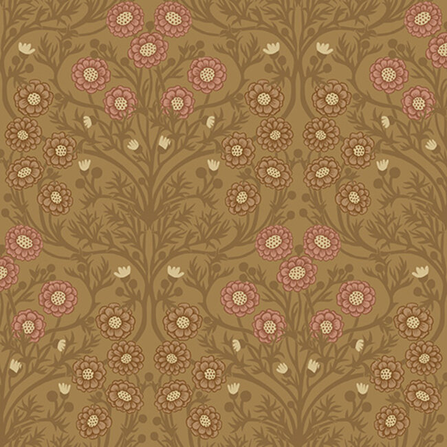 Dutch Wallcoverings Dutch Wallcoverings - FC Ekbacka- Bellis Yellow - Vliesbehang - 10m x 53cm - 14018