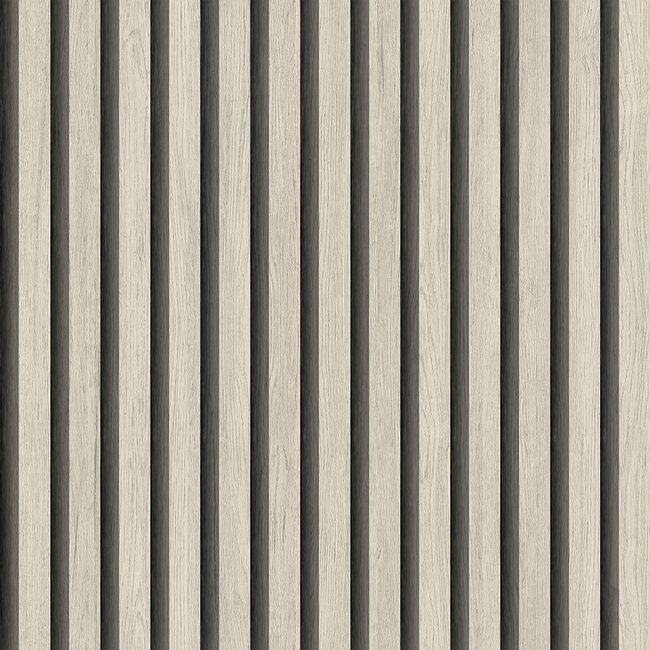 Dutch Wallcoverings Dutch Wallcoverings - FC Elements- Ribbvägg White  - Vliesbehang - 10m x 53cm - 11926