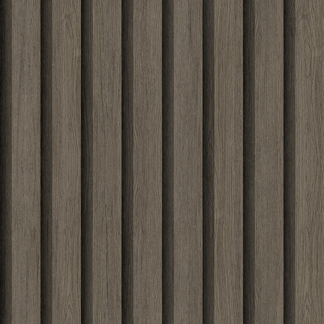 Dutch Wallcoverings Dutch Wallcoverings - FC Elements- Ribbvägg Dark - Vliesbehang - 10m x 53cm - 11935