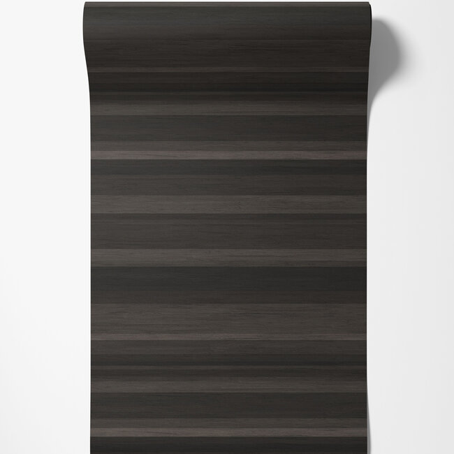 Dutch Wallcoverings Dutch Wallcoverings - FC Elements- mural Trävägg Black 2,7x1m - Vliesbehang - 2,7m x 100cm - ED11941