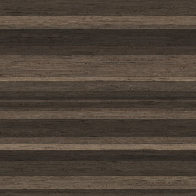 Dutch Wallcoverings Dutch Wallcoverings - FC Elements- mural Trävägg Dark brown 2,7x1m - Vliesbehang - 2,7m x 100cm - ED11942
