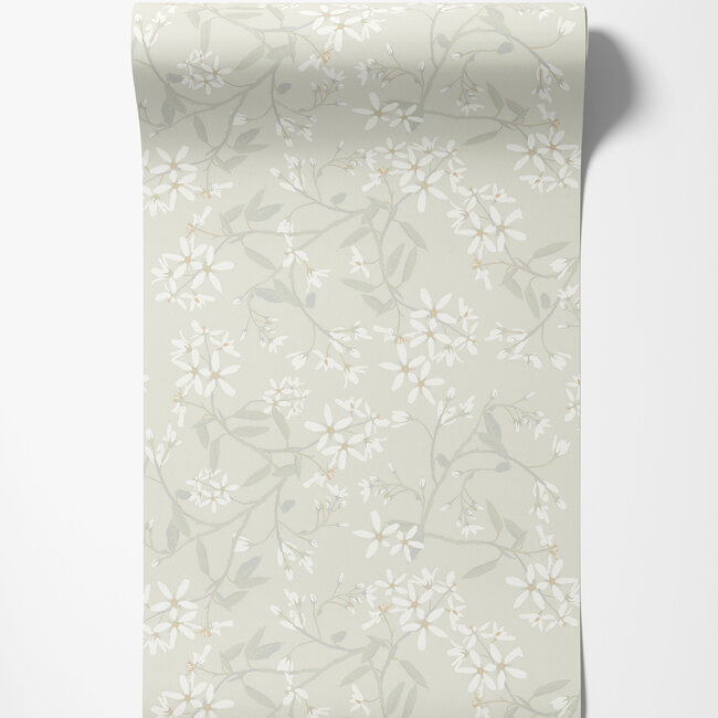 Dutch Wallcoverings Dutch Wallcoverings - Ester - Paradis Grey - Vliesbehang - 10m x 53cm - 20110