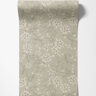 Dutch Wallcoverings Dutch Wallcoverings - Ester - Paradis Beige/grey - 20113