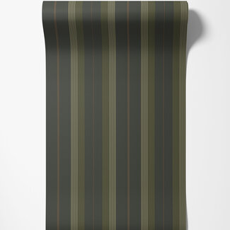 Dutch Wallcoverings Dutch Wallcoverings - Ester - Herrgard Black/green - 20122
