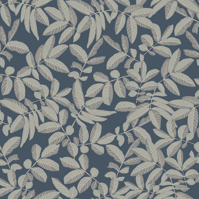 Dutch Wallcoverings Dutch Wallcoverings - Ester - Lovskog Blue - Vliesbehang - 10m x 53cm - 20126