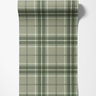 Dutch Wallcoverings Dutch Wallcoverings - Ester - Emma Dark green - 20131