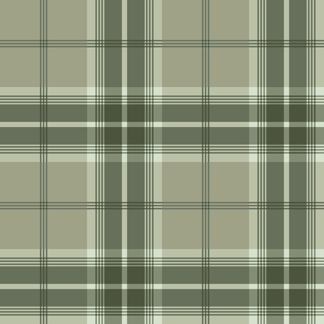 Dutch Wallcoverings Dutch Wallcoverings - Ester - Emma Dark green - Vliesbehang - 10m x 53cm - 20131